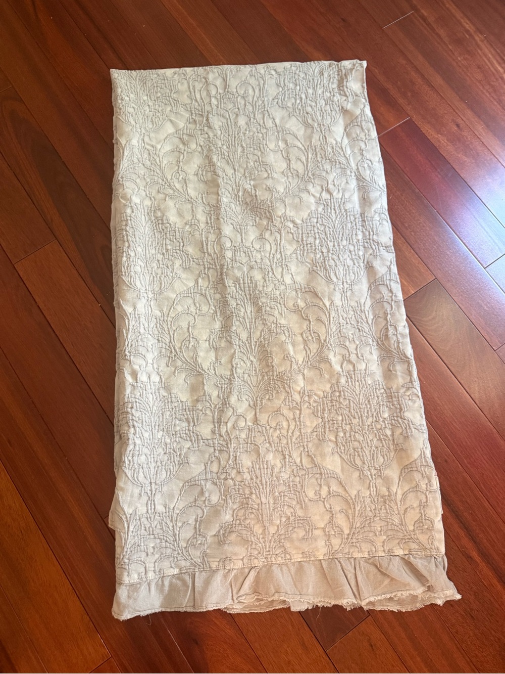 The Pure Collection By Indigo Shower Curtain Cottage Shabby Chic Cotton Ruffled